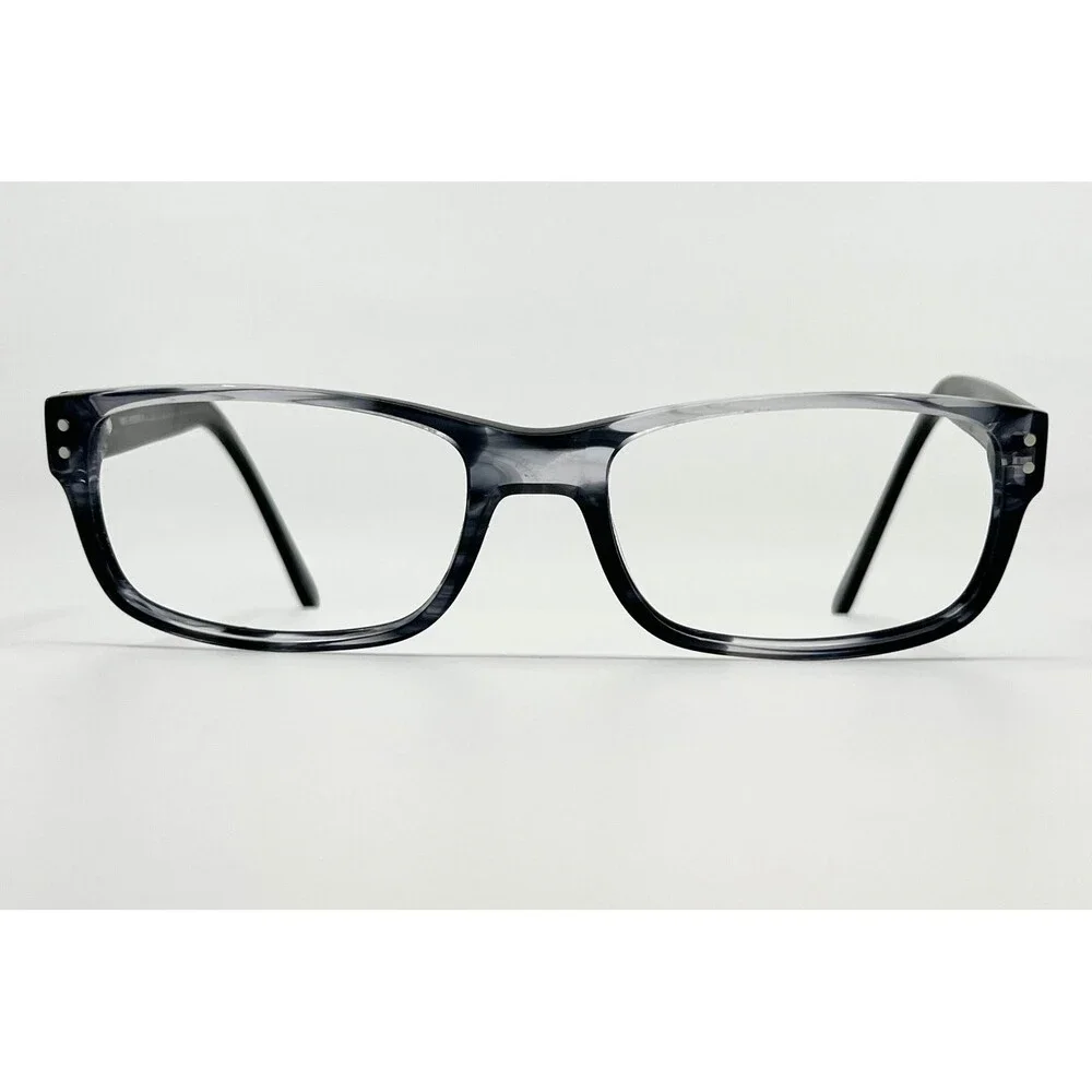 Maxx Eyewear Romeo Eyeglasses Mens Grey Marble Rectangular Frame 61-20-155